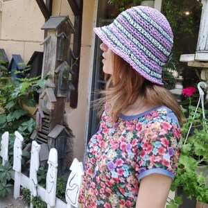 Raffia hat, Beach hat, Bucket hats, Crochet hats, Straw hat, Boho hat, Panama, Stand with Ukraine, Fashion hat, Gift for her, Natural, Eco image 3