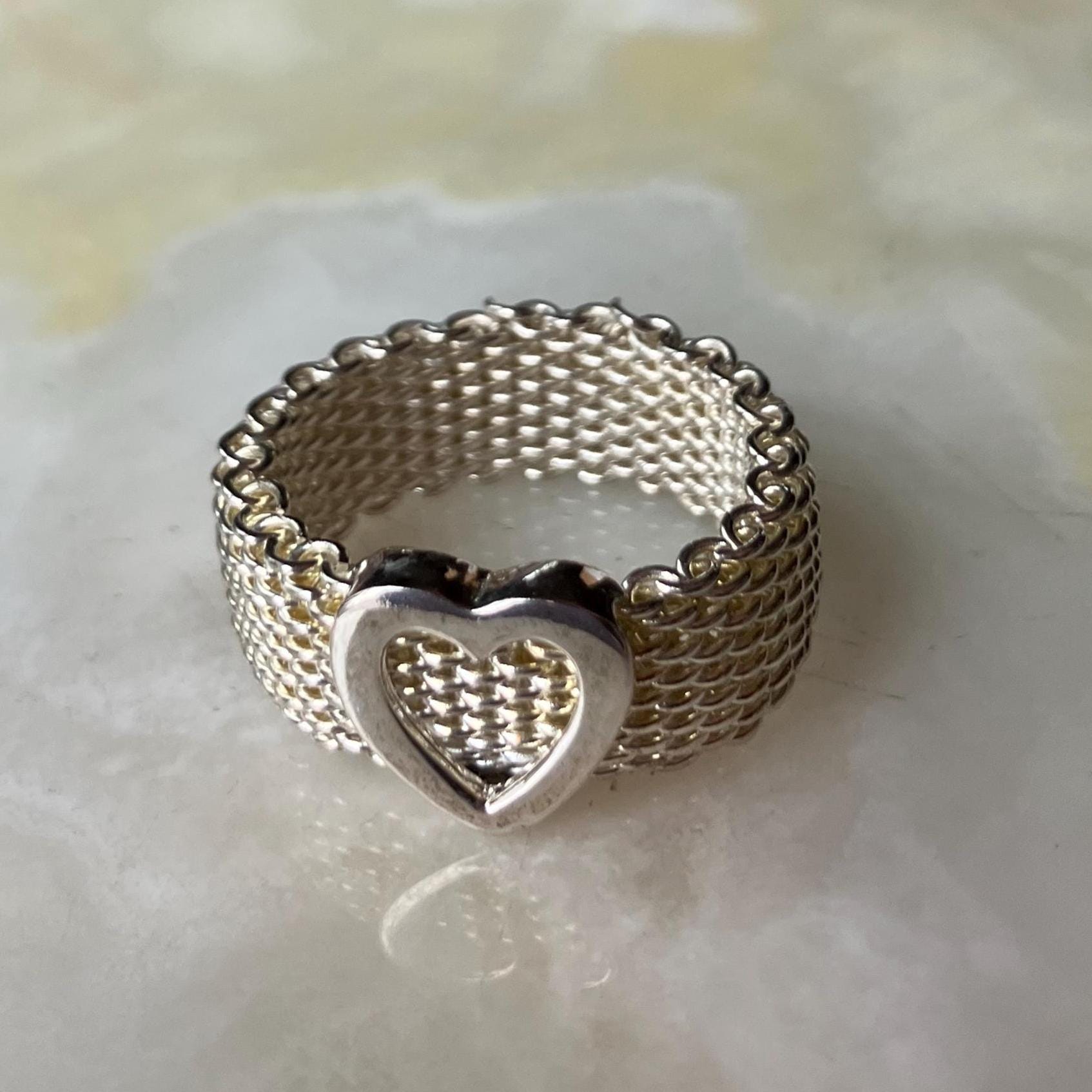 Tiffanys and co mesh ring - Etsy 日本
