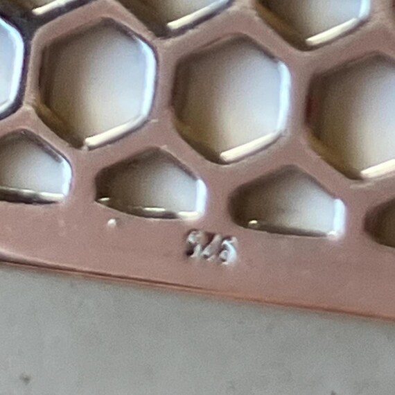 925 Sterling Silver Rectangle White Opal Adjustab… - image 11