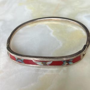 Vintage Mexican Silver Bangle - Etsy