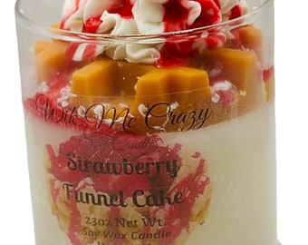 Strawberry Funnel Cake Candle