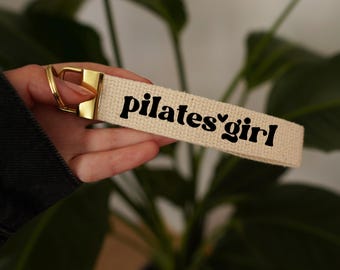 Pilates Girl Key Fob, Pilates Keychain, Pilates Lover Gift, Pilates Gift, Pilates Girl Gift, Gift For Pilates Lover, Pilates Teacher Gift