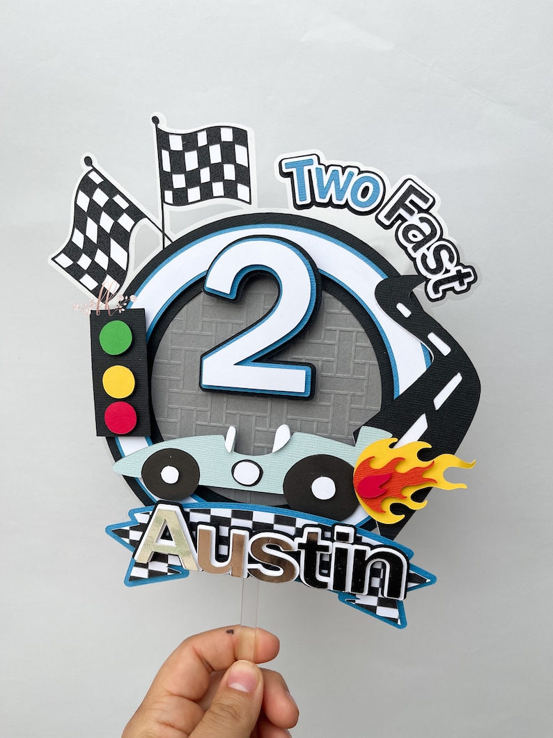 Two Fast Cake Topper/ Two Fast 3D Letters/ Two Fast Birthday/ Two Fast ...