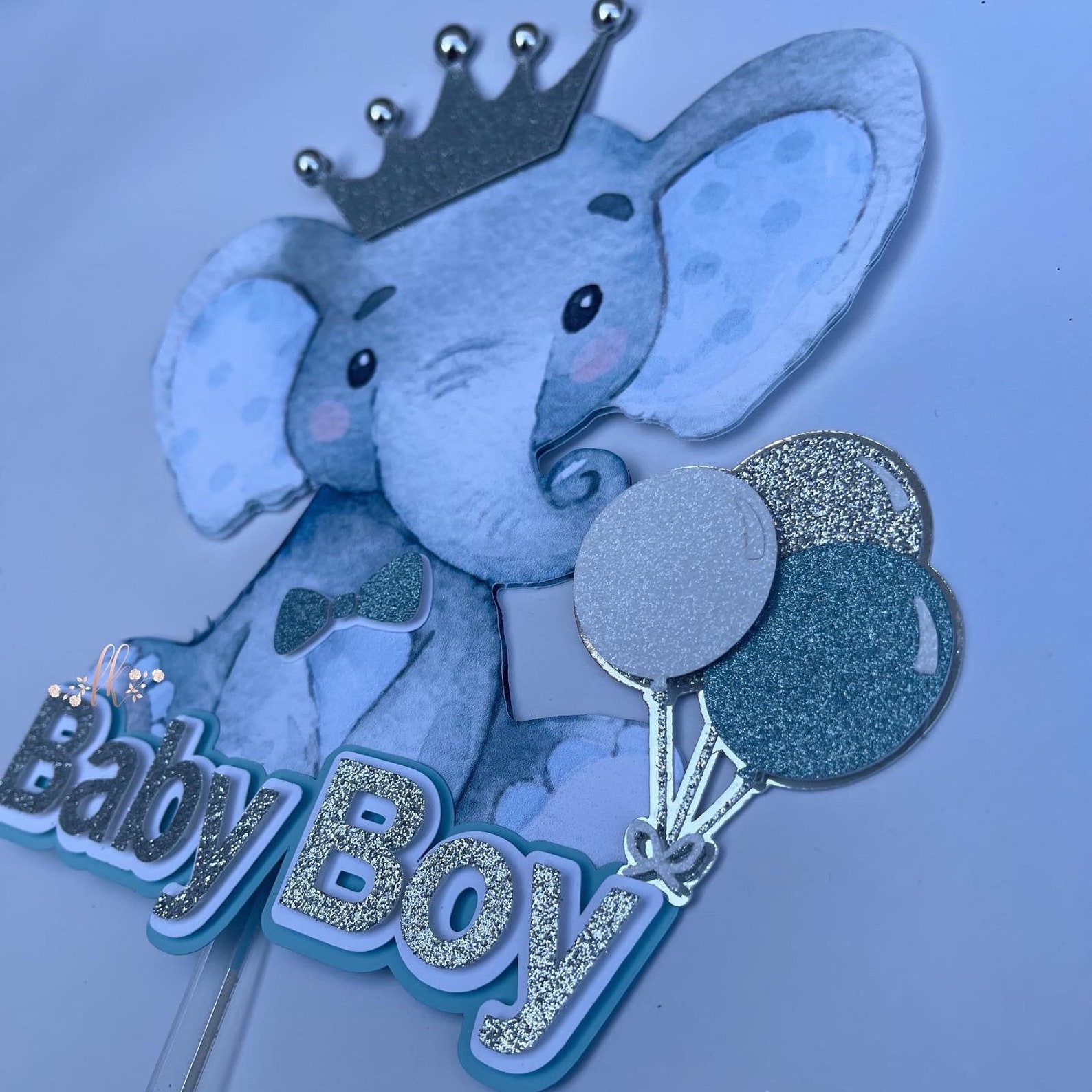 Topper Pour Gâteau Baby Shower Garçon, Centre De Table, Décoration Mom To Be, Neuf