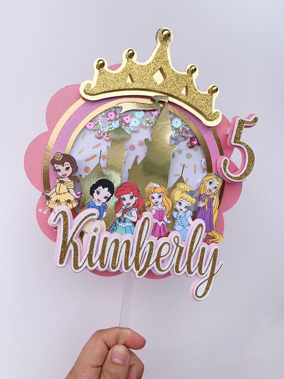 thumbnail image 2 of Lttle Princess Cake Topper, ONE PRINCESS Crown Cake Topper 2 of 14