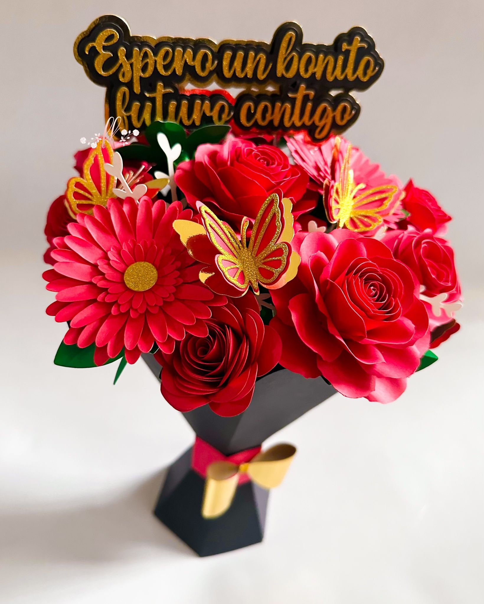 Paper Flower Bouquet/ Flower Bouquet/ Ramo Buchon/ Bouquet