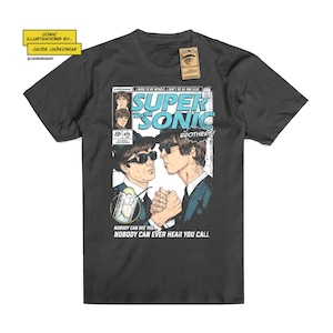 T-shirt de bande dessinée SuperSonic Brothers