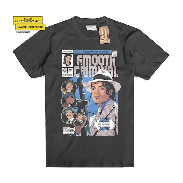 Smooth Criminal '88 Comic Book Tshirt