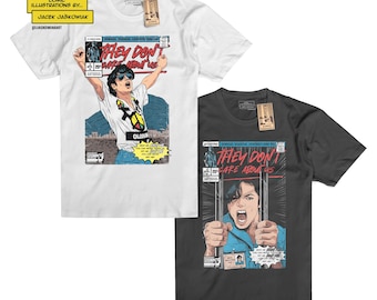 They Don't Care About Us '96 Comic Book Double Pack Tshirt Unofficial