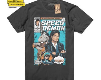 Speed Demon '89 Comic Book Tshirt Unofficial