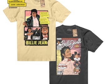 Billie Jean '83 Comic Book Double Pack Tshirt Unofficial