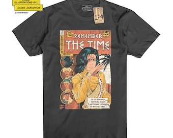 Remember the Time '92 MJ Comic Book Tshirt Unofficial