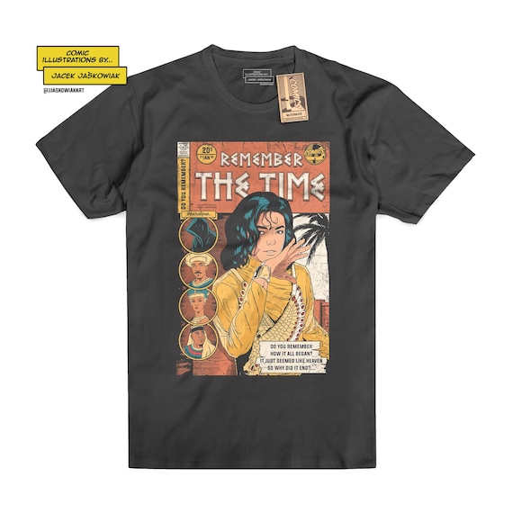 Remember the Time '92 MJ Comic Book Tshirt Unofficial