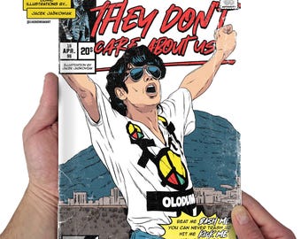 They Don't Care About Us '96 Comic Book Poster Unofficial