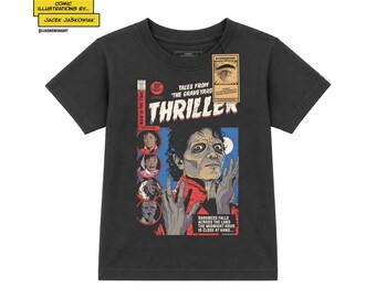 Thriller '82 Comic Book Kids Tshirt Unofficial