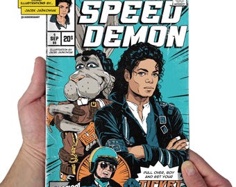 Speed Demon '89 Comic Book Poster Unofficial
