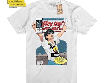 They Don't Care About Us '96 Comic Book Tshirt Unofficial