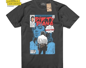 Dirty Diana '88 Comic MJ Book Tshirt Unofficial
