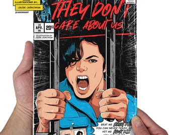 They Don't Care About Us PRISON '96 Comic Book Poster Unofficial