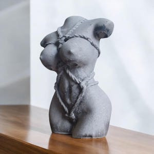 Female Torso Sculpture, sexy body gift, body positivity present, for her, woman body