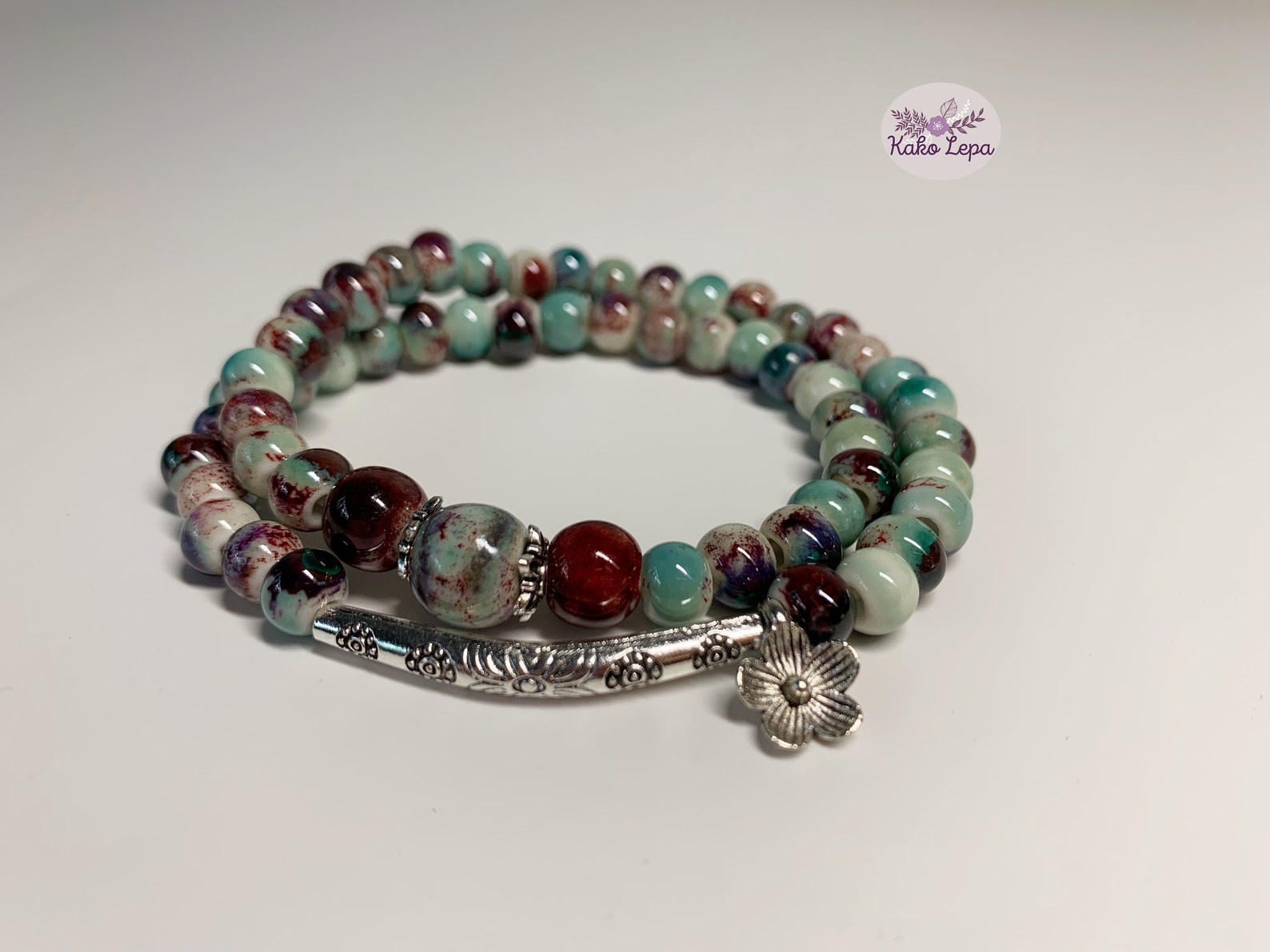 MANTRA BRACELETSCOPPER Bracelet Beaded Pretty Designer Etsy