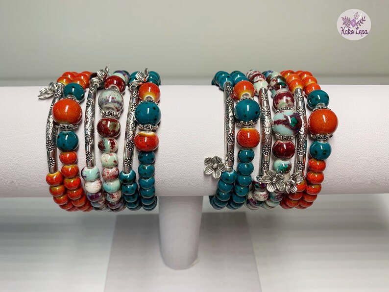 MANTRA BRACELETSCOPPER Bracelet Beaded Pretty Designer Etsy