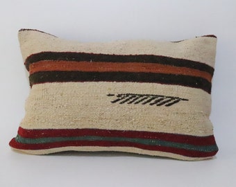 24'' x 16'' inches Kilim Pillow cover, Throw Pillow, Turkish  Pillow, Handmade Pillow, Kilim Cushions Ethnic Pillow, Child room pillow 07587