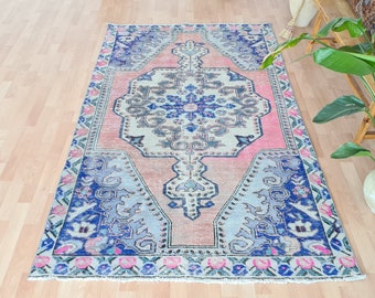 persian runner rug , Turkish runner rug , turkish area rug , stair rug , kitchen floor rug , tribal rug , anatolian rug  7.4 x 4.1 Feet  162