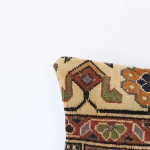 24'' x 12'' inches Tribal antique rug pillow, pillow cover, casual pillow, decor pillow, couch pillow, handmade pillow, sofa pillow 03371 image 2