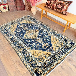 Wool Handmade rug , Turkish rug , turkish area rug , Oriental rug , kitchen floor rug , tribal rug ,Persian rug   7.2 x 4.3 Feet  237 Woven