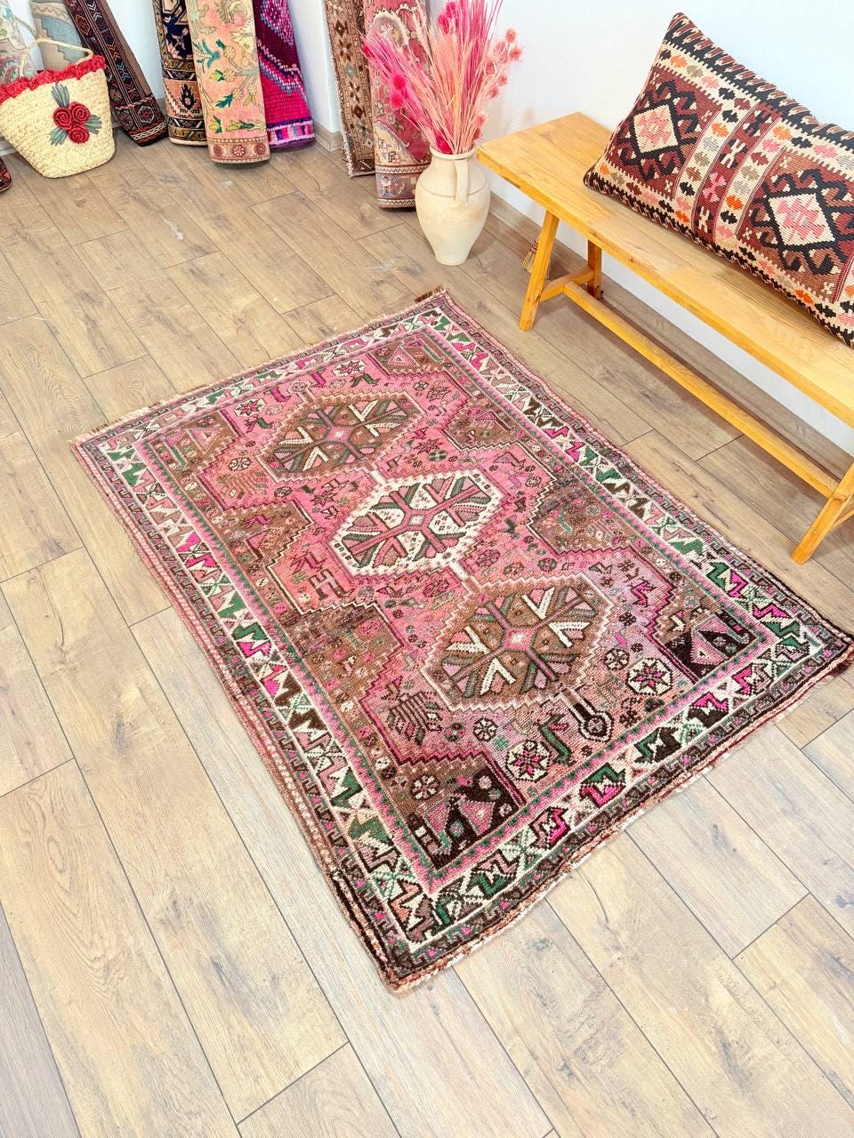 Turkish Rug , Large Rug , Turkish Area Rug , Stair Rug , Tribal