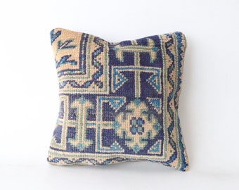 16'' x 16'' inches Kilim Pillow cover, Throw Pillow, Turkish Kilim Pillow, Rug Pillow, Handmade Pillow, Kilim Cushions, Ethnic Pillow,08144