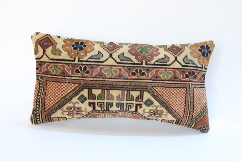 24'' x 12'' inches Tribal antique rug pillow, pillow cover, casual pillow, decor pillow, couch pillow, handmade pillow, sofa pillow 03371 image 1