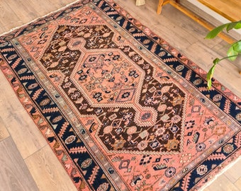 Wool Handmade rug , Turkish rug , turkish area rug , Oriental rug , kitchen floor rug , tribal rug ,Persian rug 7.2 x 4.4 Feet  177 Woven