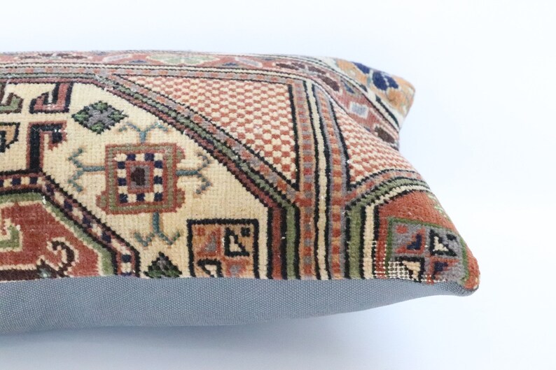 24'' x 12'' inches Tribal antique rug pillow, pillow cover, casual pillow, decor pillow, couch pillow, handmade pillow, sofa pillow 03371 zdjęcie 6