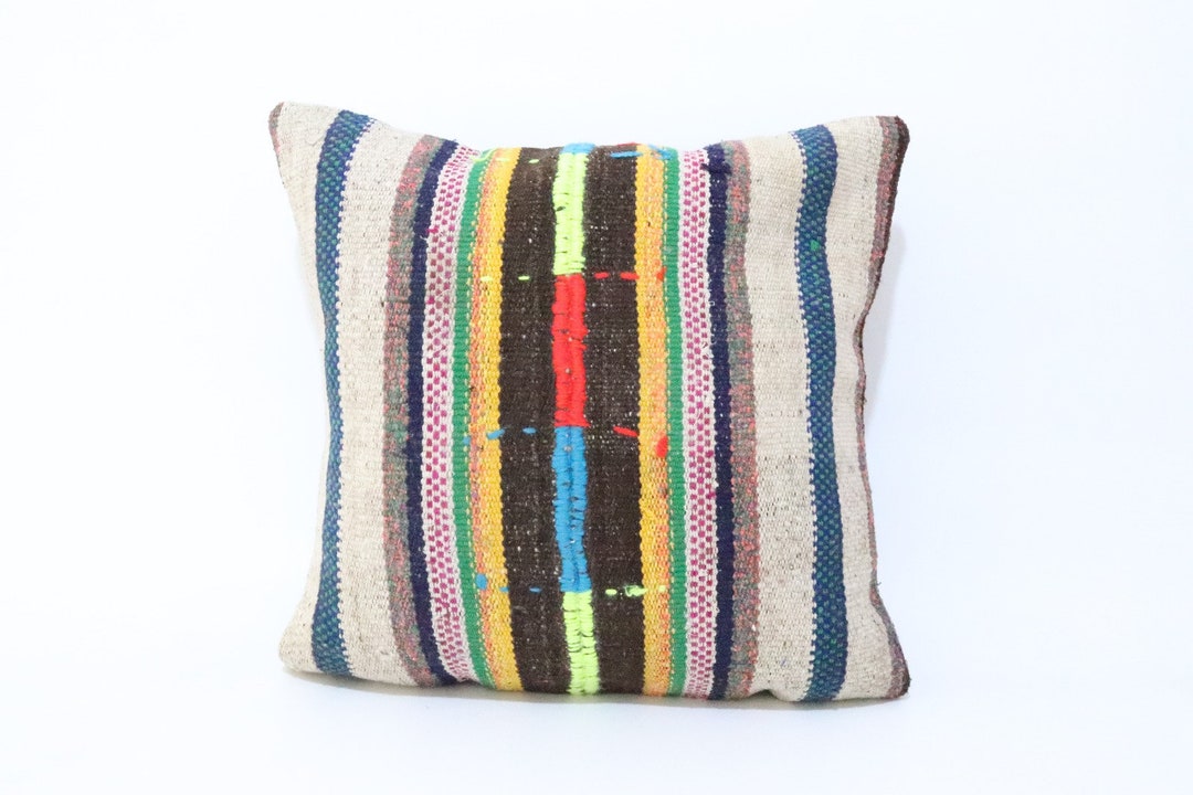 20 x 20 inches decorative kilim pillow vintage kilim pillow sofa