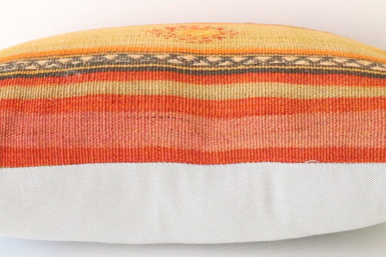 Kilim Pillow 20/'/' x 12/'/' inches Cushion Cover decorative Pillow Turkish Kilim Pillow Vintage Lumbar Pillow 204