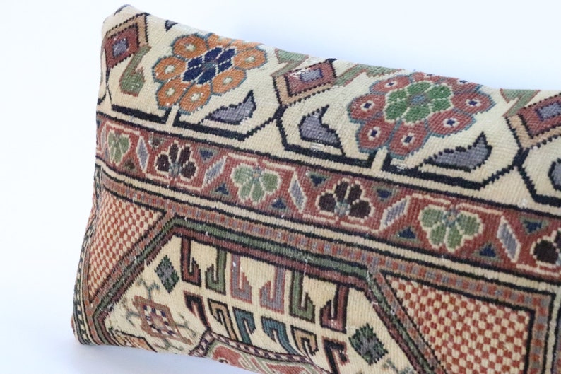 24'' x 12'' inches Tribal antique rug pillow, pillow cover, casual pillow, decor pillow, couch pillow, handmade pillow, sofa pillow 03371 zdjęcie 7