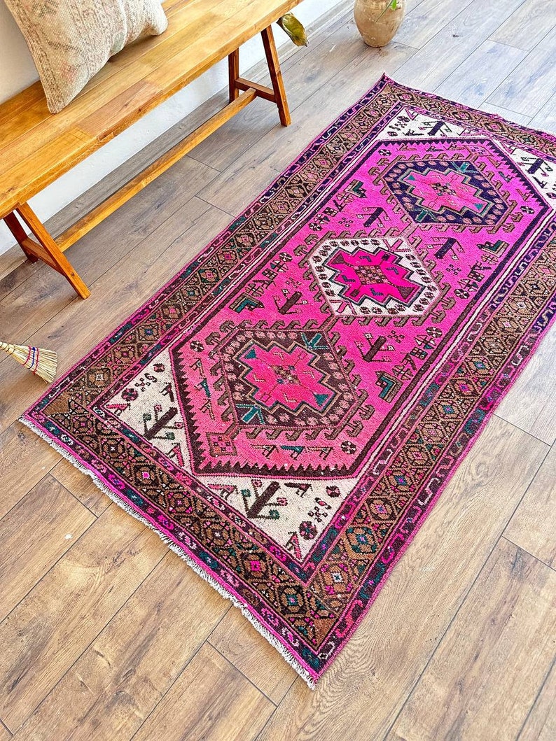 runner rug , Turkish runner rug , turkish area rug , stair rug , kitchen floor rug , tribal rug , anatolian rug 6.1 x 3.3 Feet 198 image 6