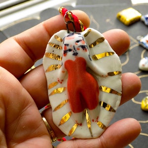 Porcelain Hanging Pendant and Ornament