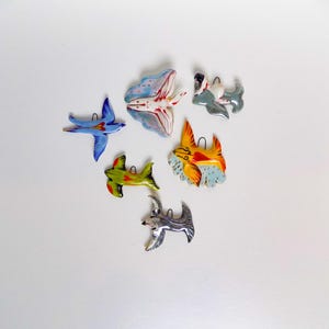 Porcelain Bird Hanging Wall art and Charms