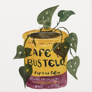 Bustelo coffee print - digital download