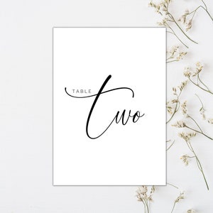 5 x 7 tabelnummers (1-20) Instant Download digitale afdrukbare, bruiloft, vrijgezellenfeest evenementen