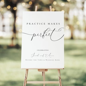 Rehearsal Dinner Welcome Sign with Photo, Editable Welcome Sign Template, The Night Before, Decorations, Wedding Rehearsal, Before Wedding