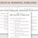 see more listings in the Wedding Timelines section