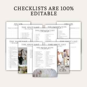 The Ultimate Wedding Day Binder Template, Edit in Canva, Wedding Itinerary, Instant Download, Digital Template, Printable, Wedding Planner 画像 5