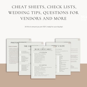 GOODNOTES 160 pagina's Wedding Planner Template Digitale Download, PDF-formaat, Minimalistische Wedding Planner, Budget, Vision Boards, Hyperlinked afbeelding 7
