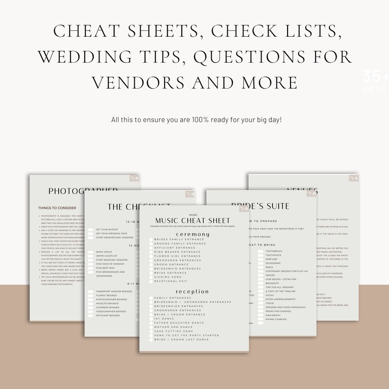 GOODNOTES 160 pagina's Wedding Planner Template Digitale Download, PDF-formaat, Minimalistische Wedding Planner, Budget, Vision Boards, Hyperlinked afbeelding 7