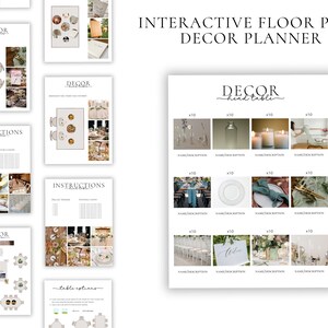 The Ultimate Wedding Decor Planner Template, Canva, DIY Wedding ...
