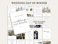 The Ultimate Wedding Day Binder Template, Edit in Canva, Wedding Itinerary, Instant Download, Digital Template, Printable, Wedding Planner